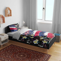 Hawaiian Flag Day Bedding Set Tropical Flowers and Leaves LT03 - Polynesian Pride