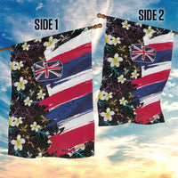 Hawaiian Flag Day Garden Flag Tropical Flowers and Leaves LT03 - Polynesian Pride