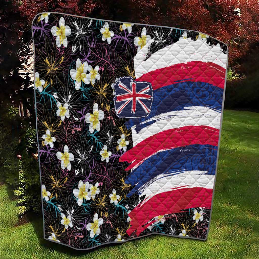 Hawaiian Flag Day Quilt Tropical Flowers and Leaves LT03 - Polynesian Pride