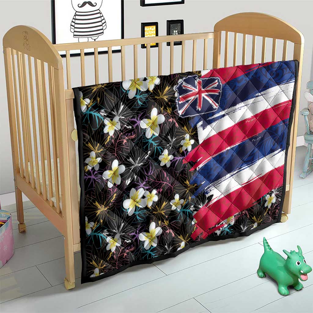 Hawaiian Flag Day Quilt Tropical Flowers and Leaves LT03 - Polynesian Pride