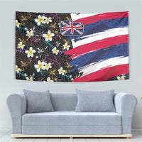 Hawaiian Flag Day Tapestry Tropical Flowers and Leaves LT03 - Polynesian Pride