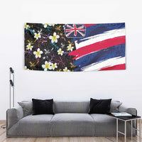 Hawaiian Flag Day Tapestry Tropical Flowers and Leaves LT03 - Polynesian Pride