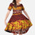 Samoa Siapo and Tapa Family Matching Mermaid Dress and Hawaiian Shirt Pacific Tribal Pattern with Hibiscus Striped Style