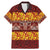 Samoa Siapo and Tapa Family Matching Mermaid Dress and Hawaiian Shirt Pacific Tribal Pattern with Hibiscus Striped Style