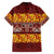 Samoa Siapo and Tapa Family Matching Short Sleeve Bodycon Dress and Hawaiian Shirt Pacific Tribal Pattern with Hibiscus Striped Style