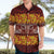 Samoa Siapo and Tapa Hawaiian Shirt Pacific Tribal Pattern with Hibiscus Striped Style