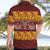 Samoa Siapo and Tapa Hawaiian Shirt Pacific Tribal Pattern with Hibiscus Striped Style