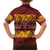 Samoa Siapo and Tapa Kid Hawaiian Shirt Pacific Tribal Pattern with Hibiscus Striped Style