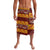 Samoa Siapo and Tapa Lavalava Pacific Tribal Pattern with Hibiscus Striped Style