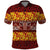 Samoa Siapo and Tapa Polo Shirt Pacific Tribal Pattern with Hibiscus Striped Style