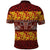 Samoa Siapo and Tapa Polo Shirt Pacific Tribal Pattern with Hibiscus Striped Style