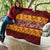 Samoa Siapo and Tapa Quilt Pacific Tribal Pattern with Hibiscus Striped Style