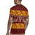 Samoa Siapo and Tapa Rugby Jersey Pacific Tribal Pattern with Hibiscus Striped Style