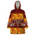 Samoa Siapo and Tapa Wearable Blanket Hoodie Pacific Tribal Pattern with Hibiscus Striped Style