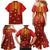 Samoa Tapa Pacific Tribal Pattern Family Matching Mermaid Dress and Hawaiian Shirt Hibiscus and Plumeria