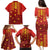 Samoa Tapa Pacific Tribal Pattern Family Matching Puletasi and Hawaiian Shirt Hibiscus and Plumeria