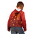 Samoa Tapa Pacific Tribal Pattern Kid Hoodie Hibiscus and Plumeria