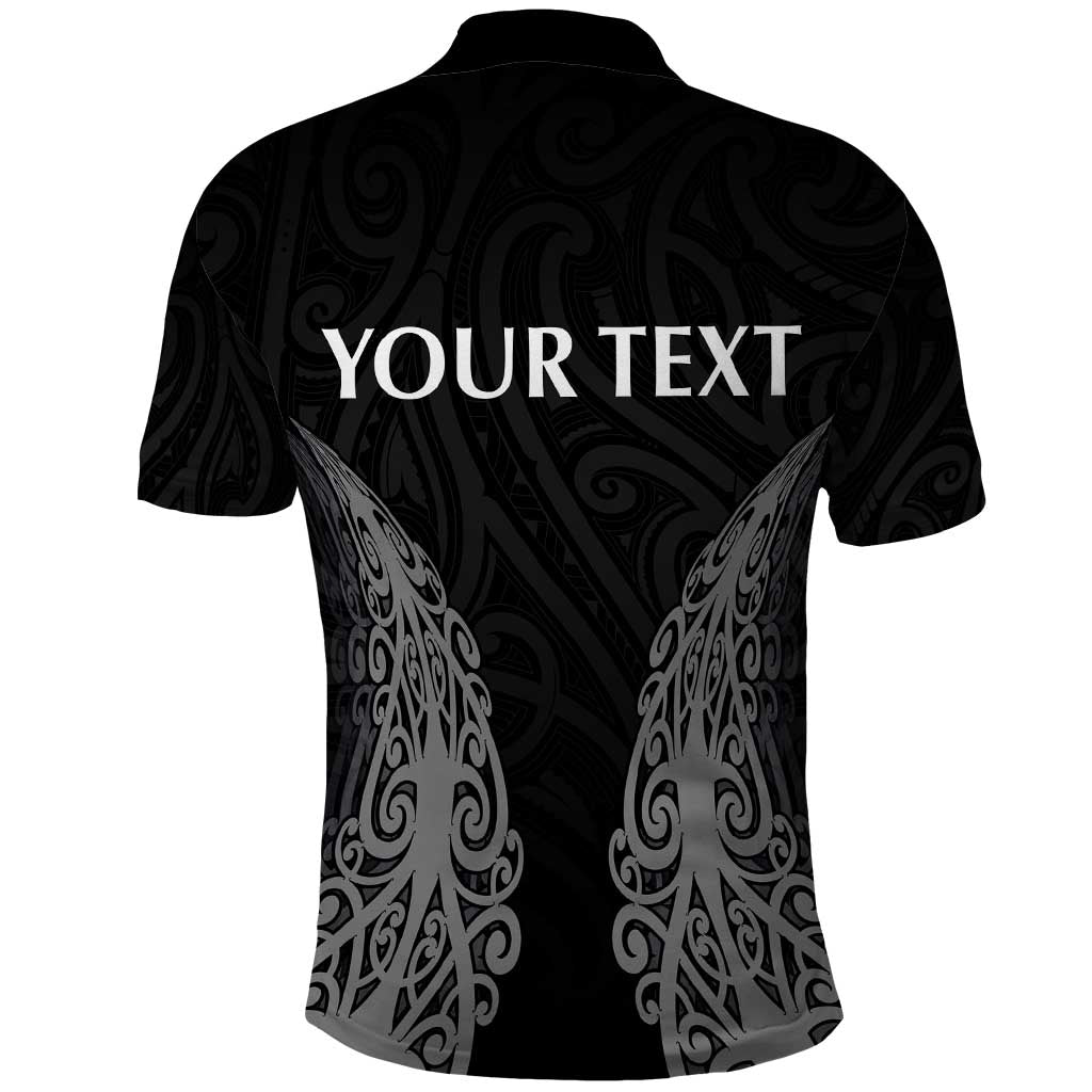 New Zealand Netball Polo Shirt Koru and Maori Tattoo Jersey LT03 - Polynesian Pride