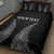 New Zealand Netball Quilt Bed Set Koru and Maori Tattoo Jersey