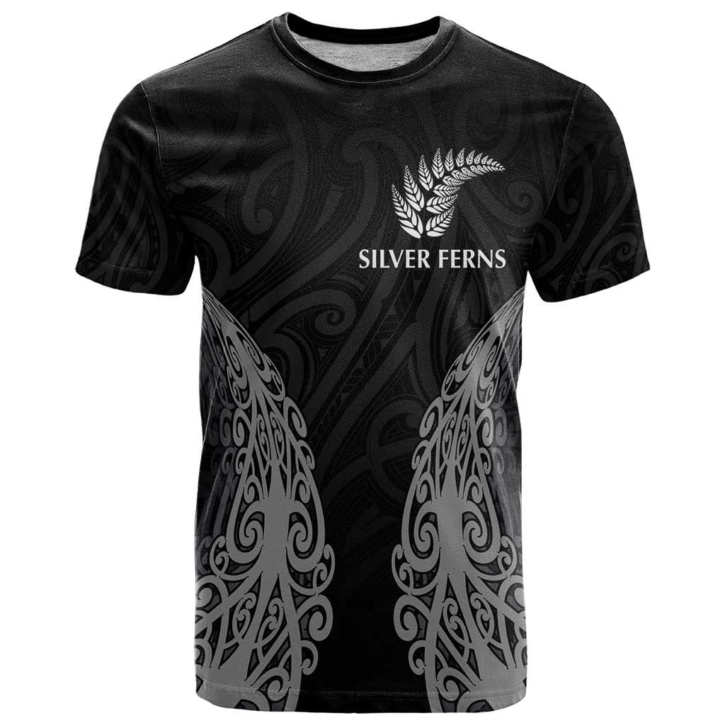 New Zealand Netball T Shirt Koru and Maori Tattoo Jersey