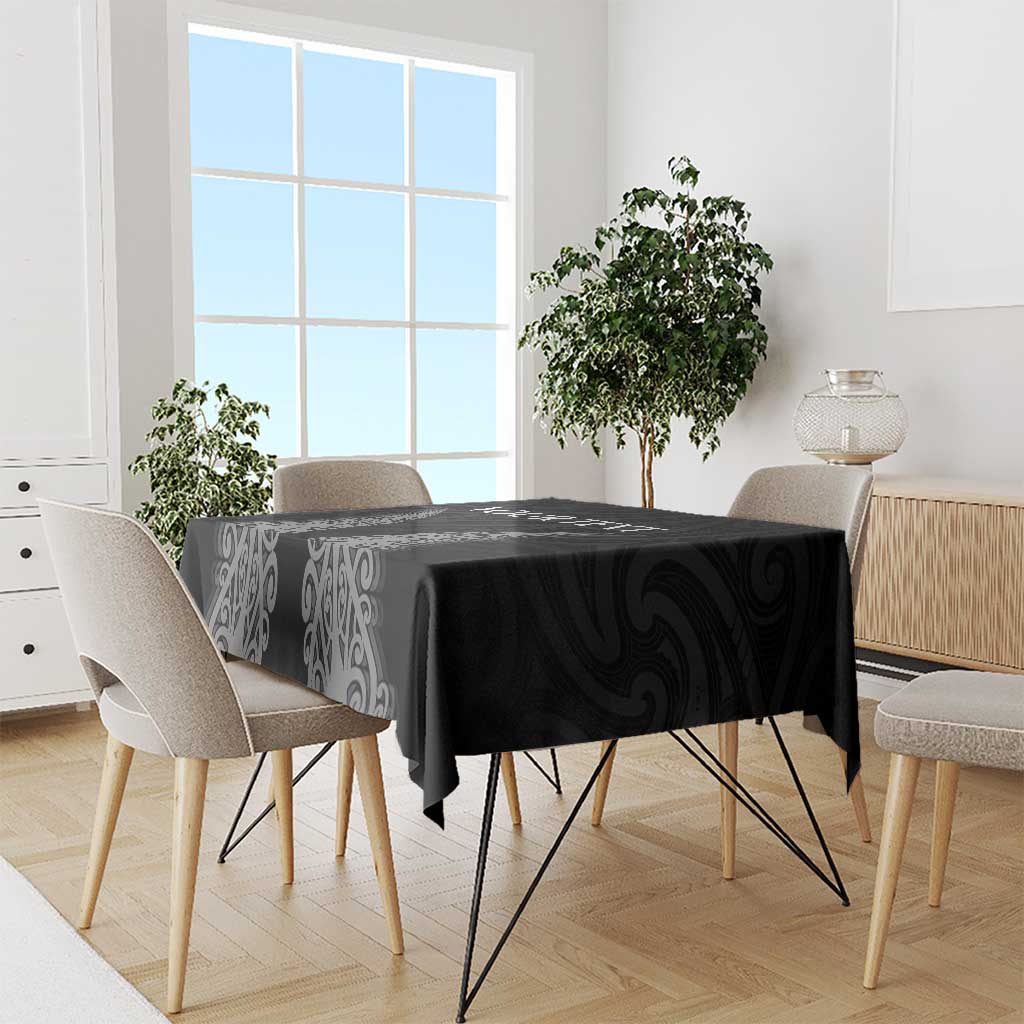 New Zealand Netball Tablecloth Koru and Maori Tattoo Jersey LT03 - Polynesian Pride
