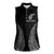 New Zealand Netball Women Sleeveless Polo Shirt Koru and Maori Tattoo Jersey