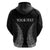 New Zealand Netball Zip Hoodie Koru and Maori Tattoo Jersey