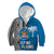 Fiji Rugby Kid Hoodie Coat of Arms Palm Tree Mix Polynesia Tapa Pattern LT03 - Polynesian Pride