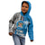 Custom Fiji Rugby Kid Hoodie Coat of Arms Palm Tree Mix Polynesia Tapa Pattern LT03 - Polynesian Pride