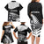 New Zealand World Cup 2023 Family Matching Long Sleeve Bodycon Dress and Hawaiian Shirt Aotearoa Haka Rugby with Silver Fern Maori Ethnic Pattern LT03 - Polynesian Pride