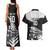 Custom New Zealand World Cup 2023 Couples Matching Tank Maxi Dress and Hawaiian Shirt Aotearoa Haka Rugby with Silver Fern Maori Ethnic Pattern LT03 - Polynesian Pride