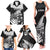 Custom New Zealand World Cup 2023 Family Matching Tank Maxi Dress and Hawaiian Shirt Aotearoa Haka Rugby with Silver Fern Maori Ethnic Pattern LT03 - Polynesian Pride