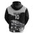 Custom New Zealand World Cup 2023 Hoodie Aotearoa Haka Rugby with Silver Fern Maori Ethnic Pattern LT03 - Polynesian Pride