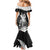 Custom New Zealand World Cup 2023 Mermaid Dress Aotearoa Haka Rugby with Silver Fern Maori Ethnic Pattern LT03 - Polynesian Pride