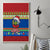 Solomon Islands Christmas Canvas Wall Art Santa With Flag Of Solomon Polynesian Tribal Xmas Vibe LT03 - Polynesian Pride