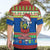 Solomon Islands Christmas Hawaiian Shirt Santa With Flag Of Solomon Polynesian Tribal Xmas Vibe LT03 - Polynesian Pride