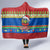 Solomon Islands Christmas Hooded Blanket Santa With Flag Of Solomon Polynesian Tribal Xmas Vibe LT03 - Polynesian Pride