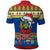 Solomon Islands Christmas Polo Shirt Santa With Flag Of Solomon Polynesian Tribal Xmas Vibe LT03 - Polynesian Pride