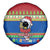 Personalised Solomon Islands Christmas Spare Tire Cover Santa With Flag Of Solomon Polynesian Tribal Xmas Vibe LT03 - Polynesian Pride