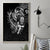 New Zealand Rugby Canvas Wall Art Maori Warrior Rugby with Silver Fern Sleeve Tribal Ethnic Style LT03 - Polynesian Pride