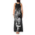 New Zealand Rugby Tank Maxi Dress Maori Warrior Rugby with Silver Fern Sleeve Tribal Ethnic Style LT03 - Polynesian Pride