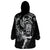 New Zealand Rugby Wearable Blanket Hoodie Maori Warrior Rugby with Silver Fern Sleeve Tribal Ethnic Style LT03 - Polynesian Pride