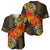 Hawaii Turtle Hibiscus Flower Baseball Jersey Polynesian Tattoo LT03 - Polynesian Pride