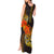 Hawaii Turtle Hibiscus Flower Tank Maxi Dress Polynesian Tattoo LT03 - Polynesian Pride