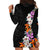 Hawaii Tropical Leaves and Flowers Hoodie Dress Tribal Polynesian Pattern LT03 - Polynesian Pride