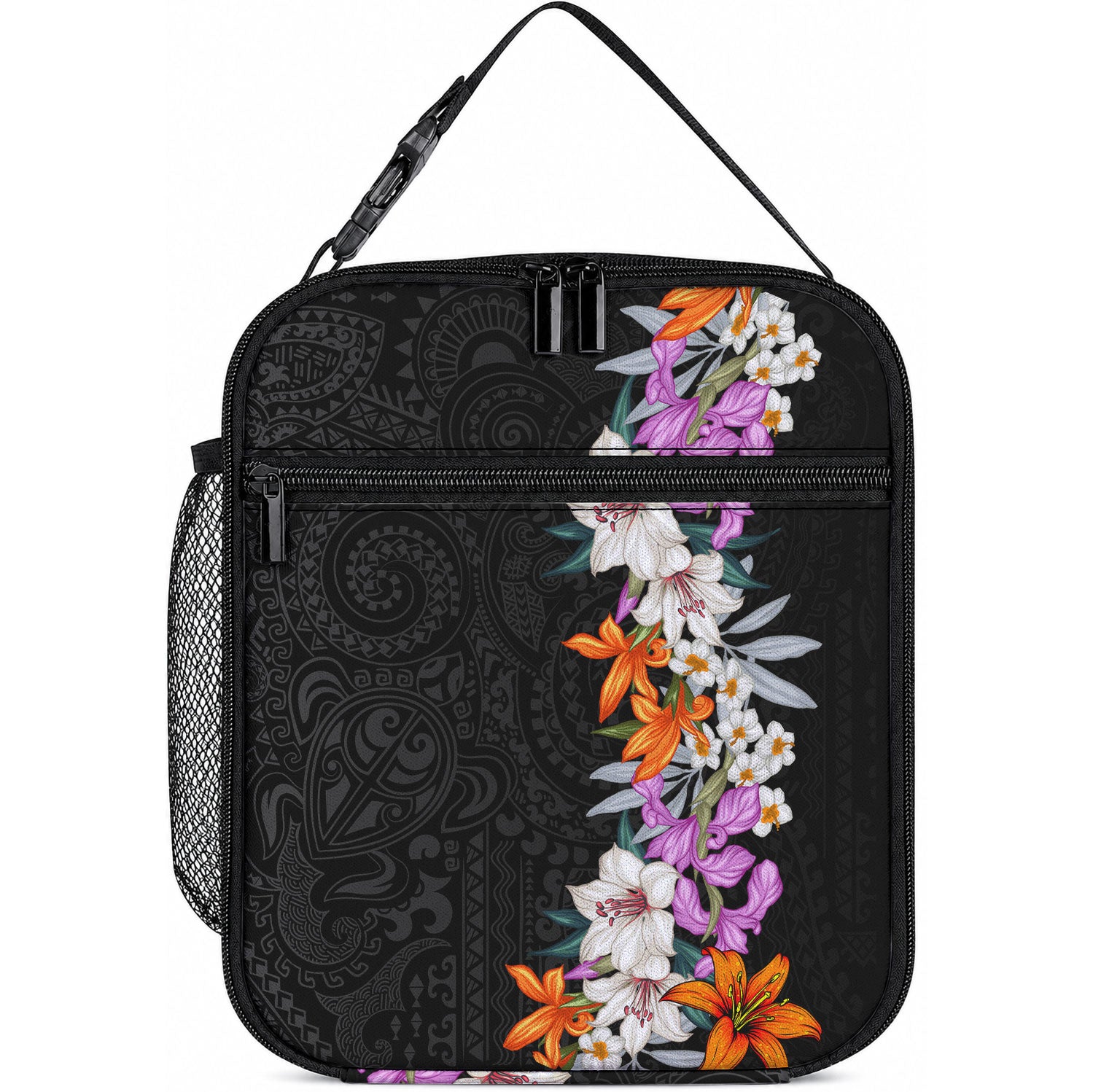 Hawaii Tropical Leaves and Flowers Lunch Bag