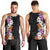 Hawaii Tropical Leaves and Flowers Men Tank Top Tribal Polynesian Pattern LT03 - Polynesian Pride