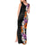 Hawaii Tropical Leaves and Flowers Tank Maxi Dress Tribal Polynesian Pattern LT03 - Polynesian Pride