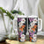 Hawaii Tropical Leaves and Flowers Tumbler With Handle Tribal Polynesian Pattern