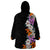 Hawaii Tropical Leaves and Flowers Wearable Blanket Hoodie Tribal Polynesian Pattern LT03 - Polynesian Pride